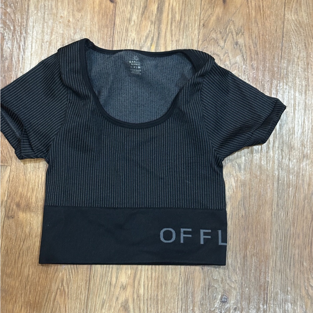 Aerie Gray Knit Top